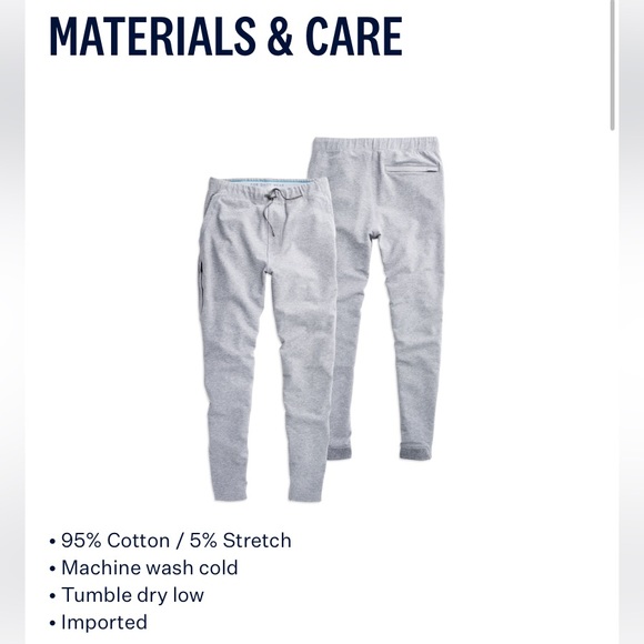 Mack Weldon Ace Joggers Sweatpants Athletic Pants - Picture 12 of 12